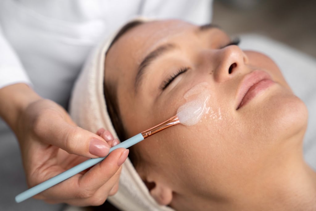 Glass Facial Treatment