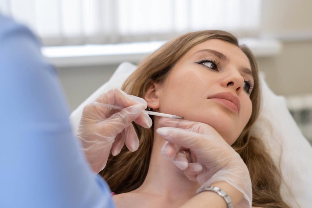 Prep for cosmetic injections